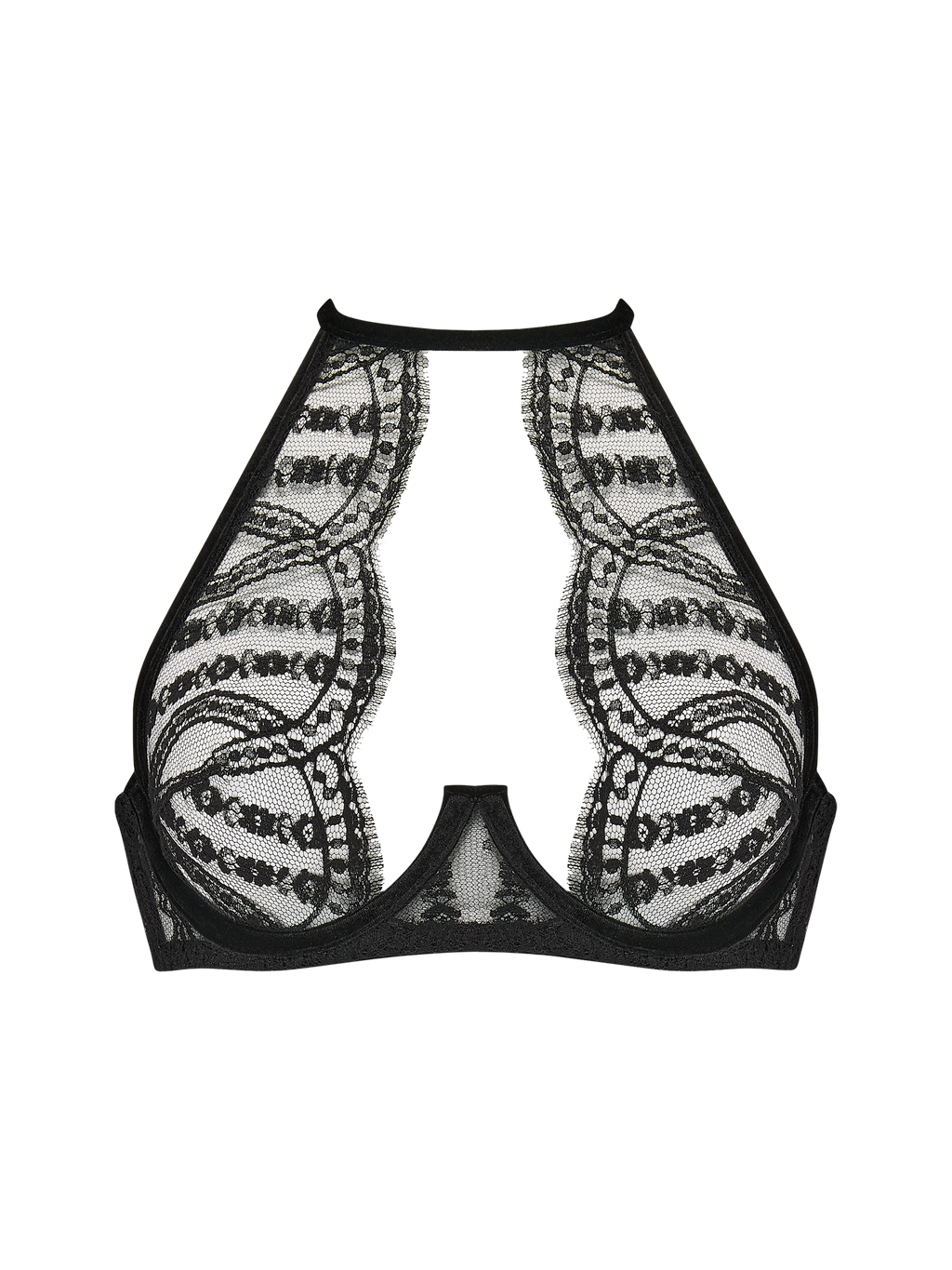 Coco de Mer Kiana High Neck Plunge Bra