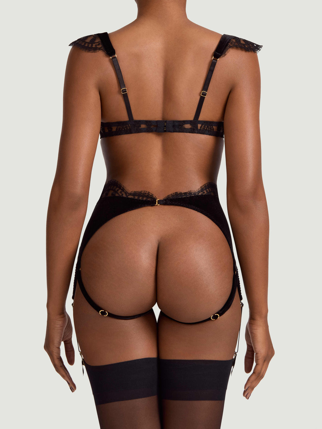 Coco de Mer Kiana Open Suspender Knicker