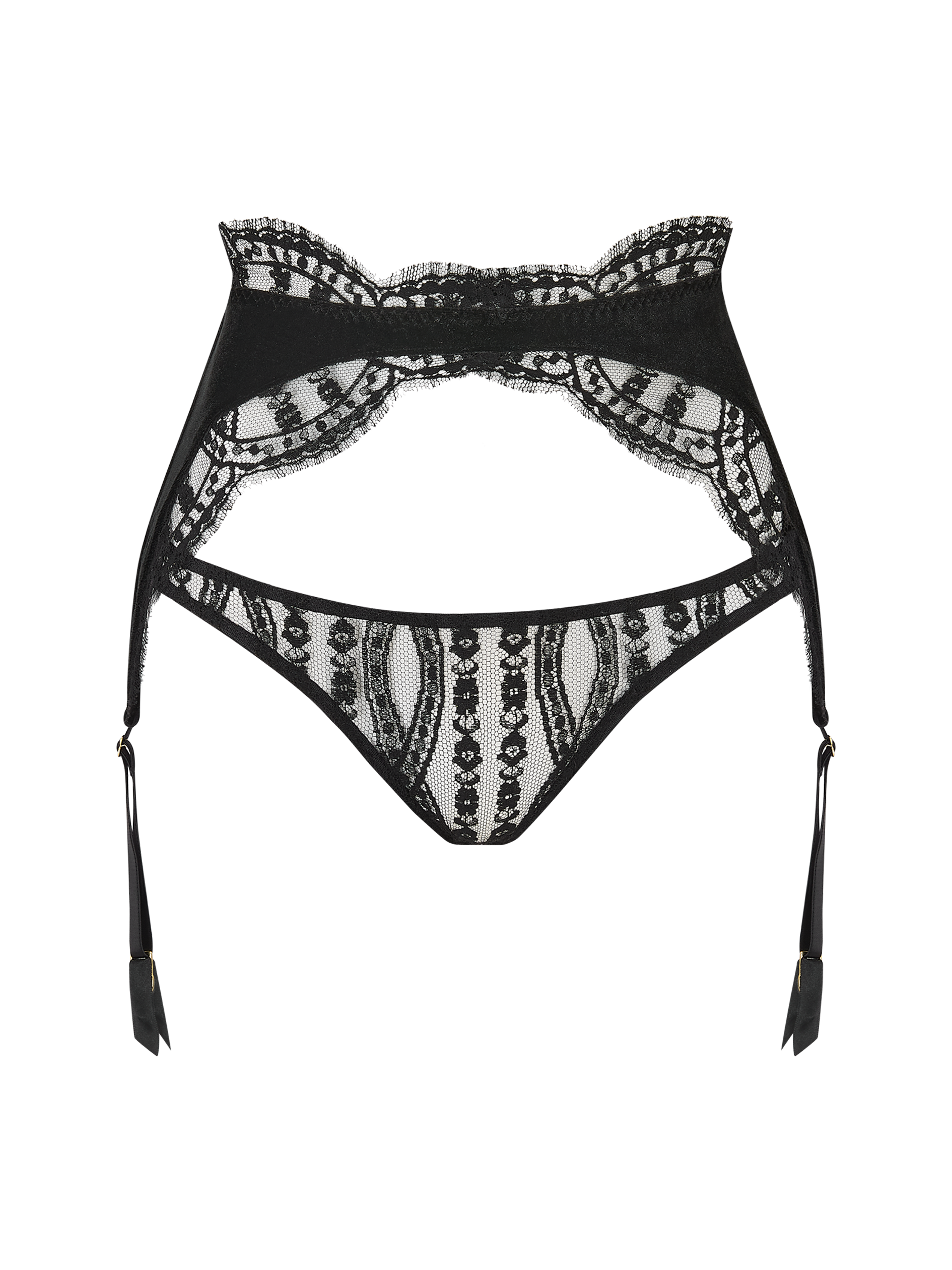 Coco de Mer Kiana Open Suspender Knicker