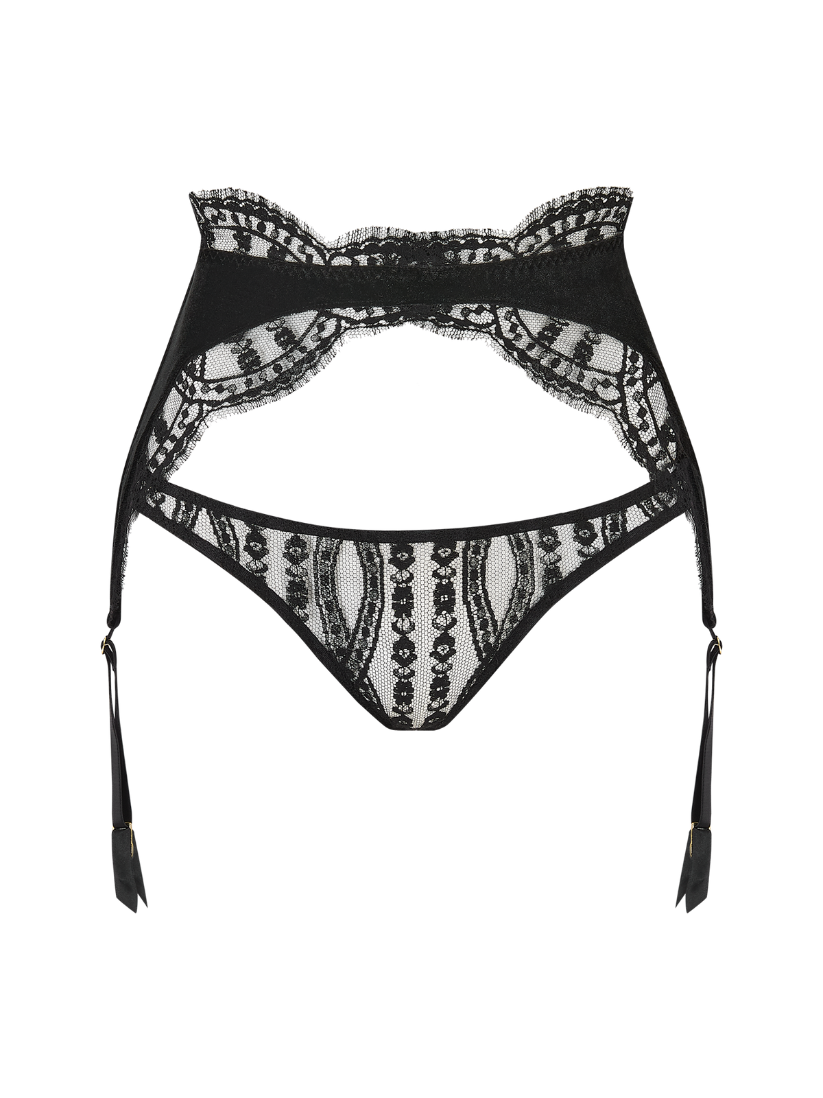 Coco de Mer Kiana Open Suspender Knicker