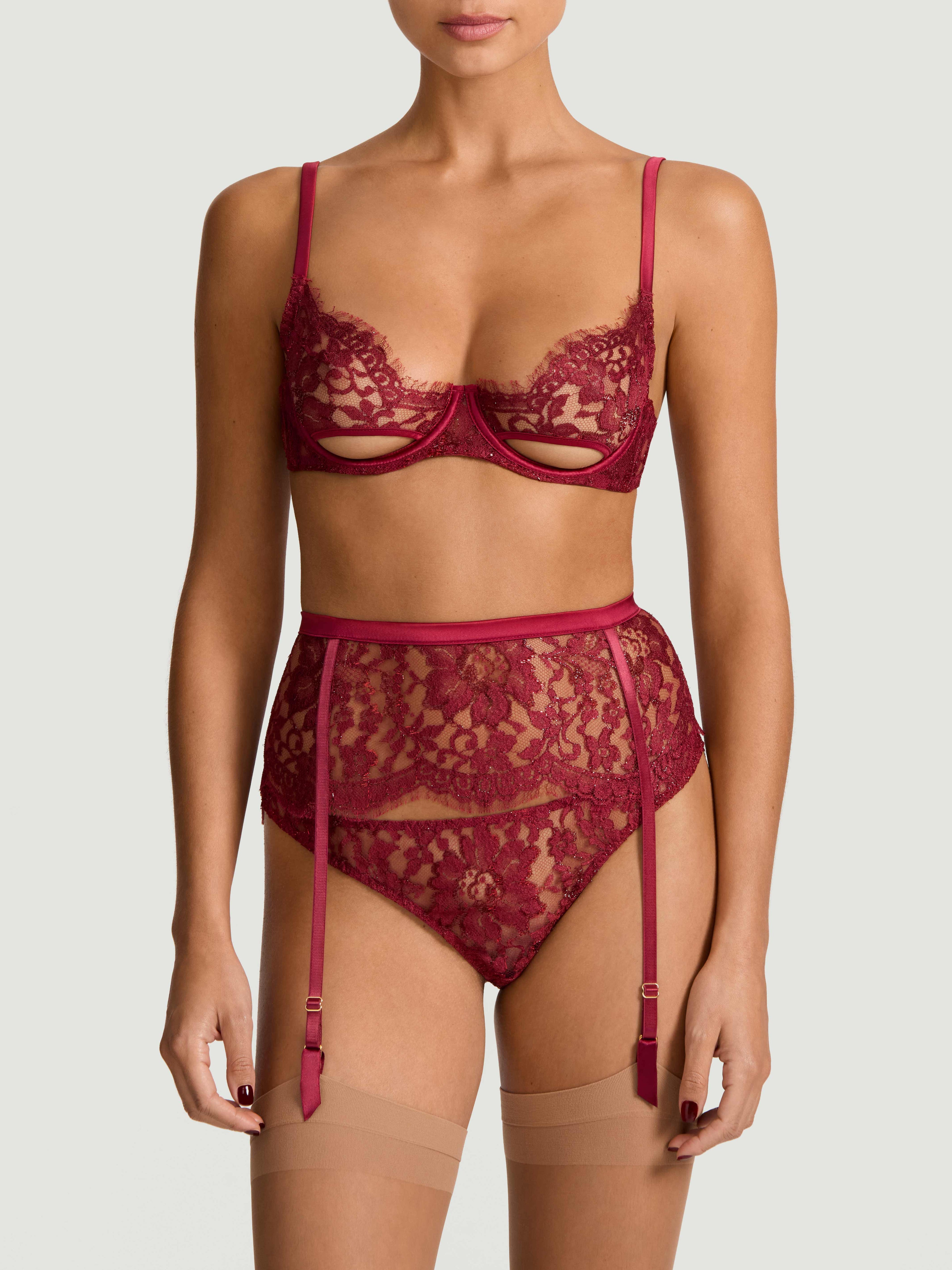 Coco de Mer Naraya Suspender Belt