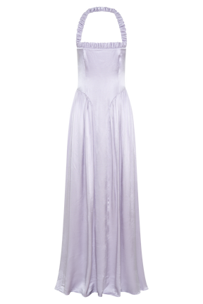 Coco Dropped Waist Maxi Dress - Lilac
