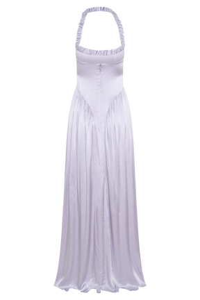 Coco Dropped Waist Maxi Dress - Lilac