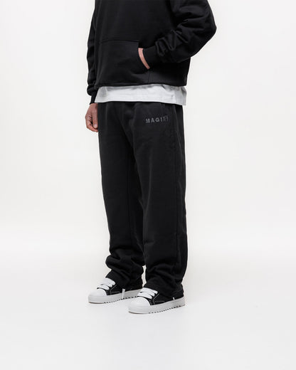 Magiri Core Puff Printed Joggers in Black