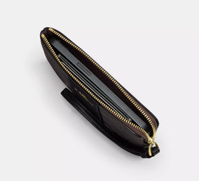 Corner Zip Wristlet In Signature Jacquard