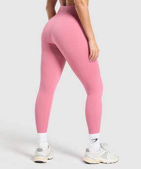 Gymshark Corset Seamless Leggings - Sunset Pink