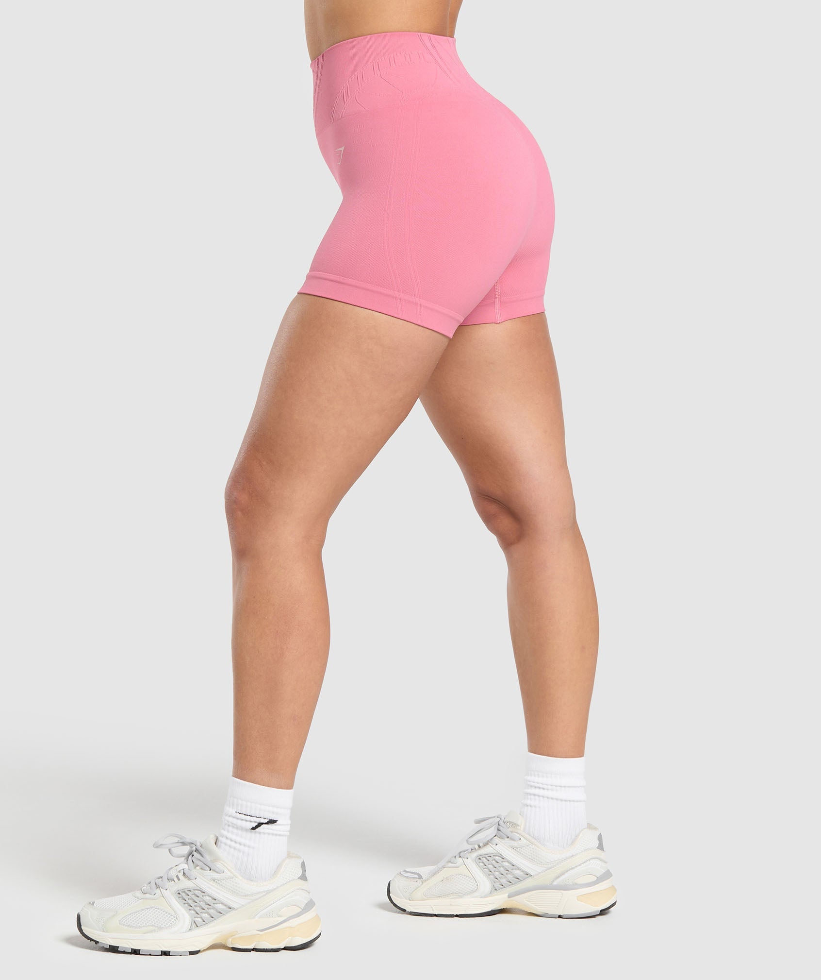 Gymshark Corset Seamless Shorts - Sunset Pink