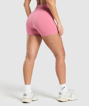 Gymshark Corset Seamless Shorts - Sunset Pink