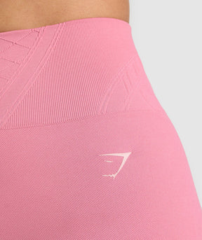 Gymshark Corset Seamless Shorts - Sunset Pink