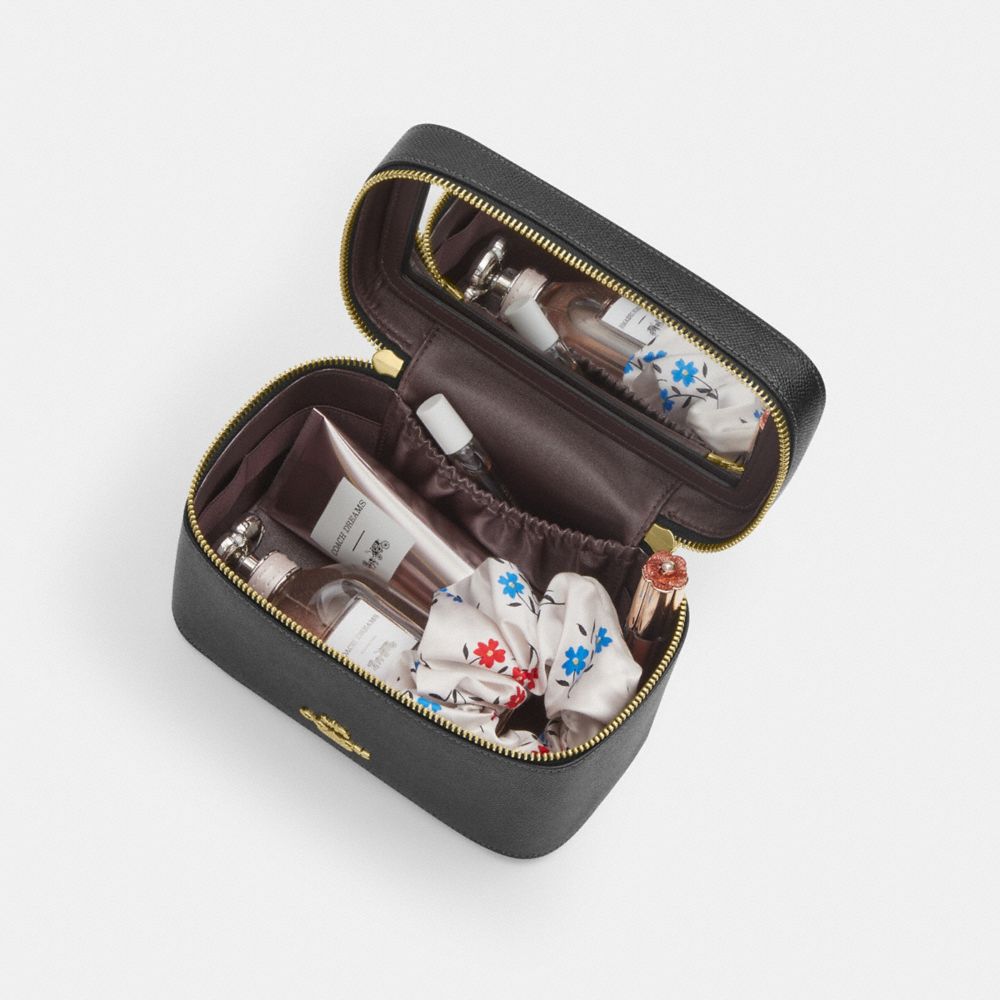 Cosmetic Case In Signature Canvas With Floral Print