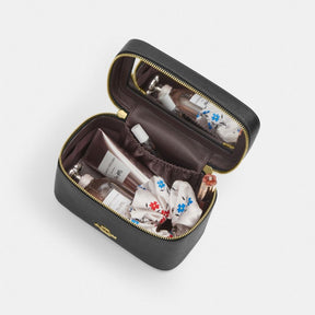 Cosmetic Case In Signature Canvas With Floral Print