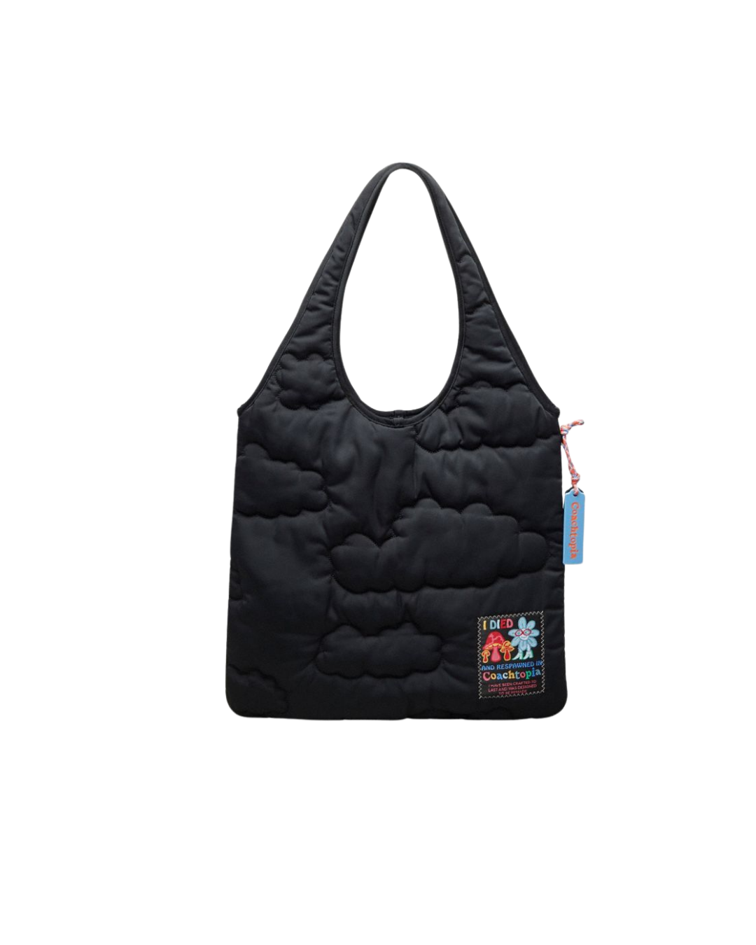 Coachtopia Loop Flat Tote With Cloud Quilting