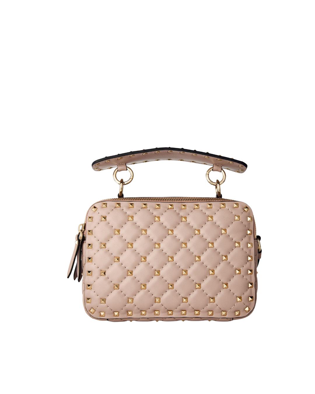 Quilted Spike Crossbody Bag