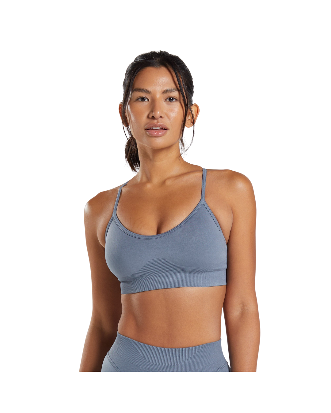 Gymshark Sweat Seamless Sports Bra - Evening Blue
