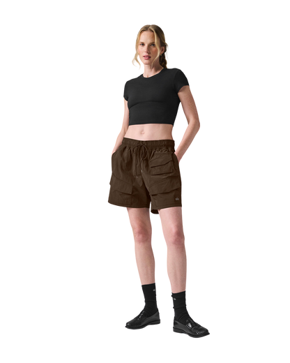 7" Crinkle Nylon Excursion Cargo Short