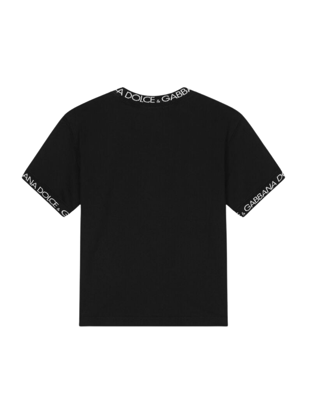 Jersey T-shirt with logo label