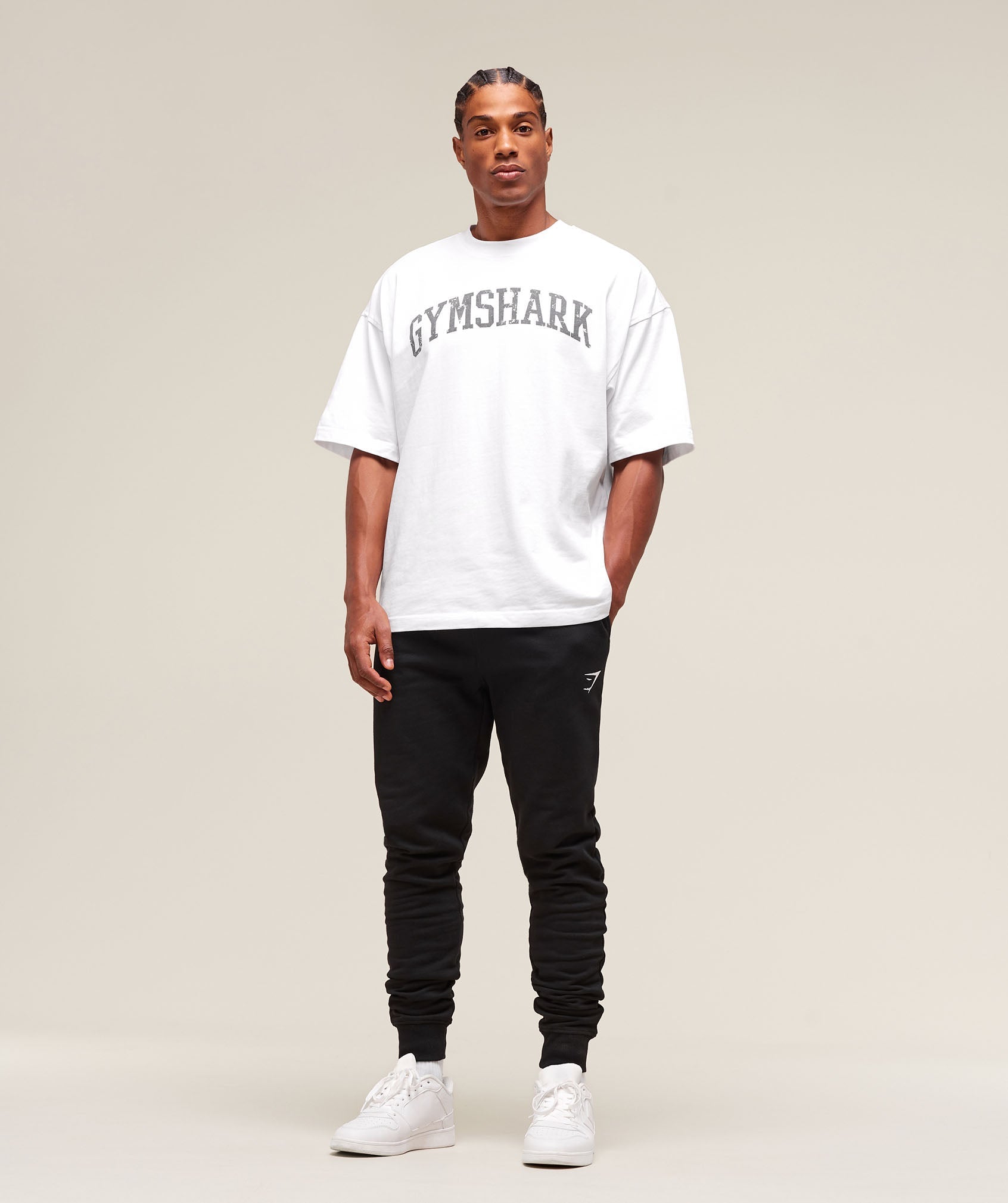Gymshark Crest Tall Joggers - Black