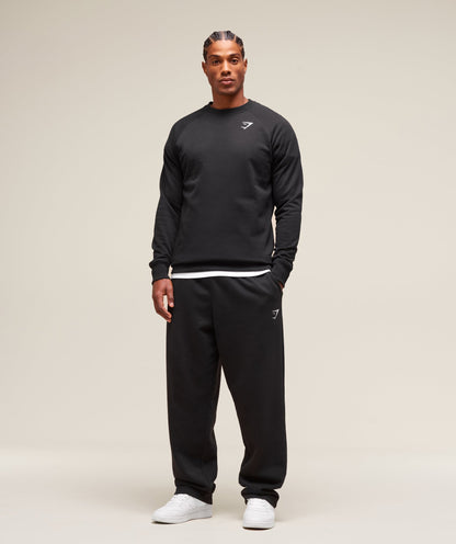 Gymshark Crest Sweatshirt - Black