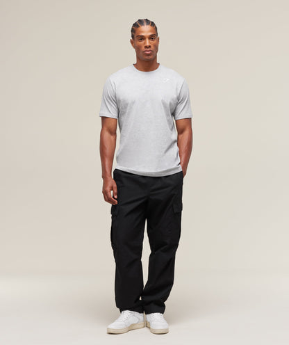 Gymshark Crest T-Shirt - Light Grey Marl