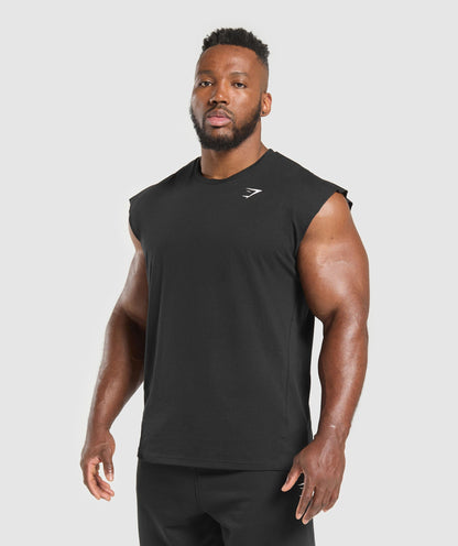 Gymshark Critical Cut Off Tank - Black