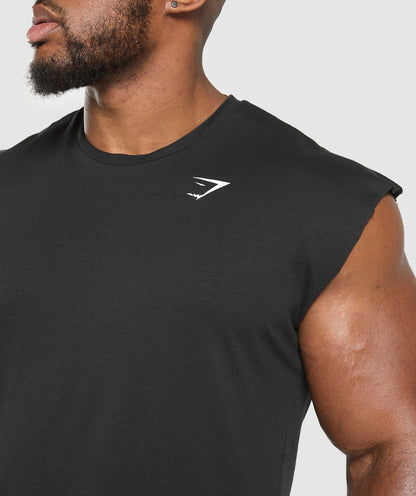 Gymshark Critical Cut Off Tank - Black