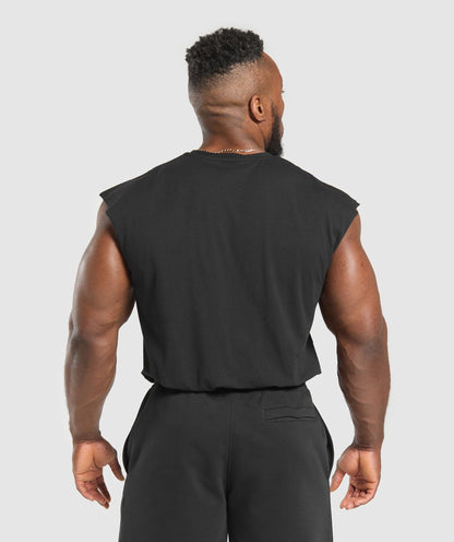 Gymshark Critical Cut Off Tank - Black
