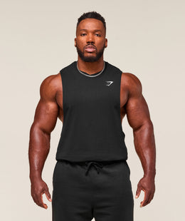 Gymshark Critical Drop Arm Tank - Black