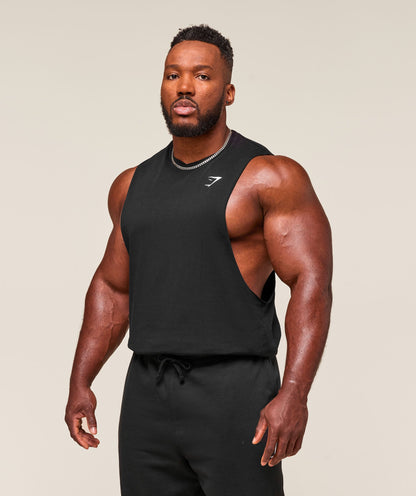 Gymshark Critical Drop Arm Tank - Black