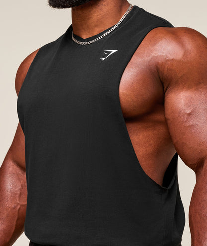 Gymshark Critical Drop Arm Tank - Black