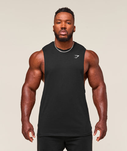 Gymshark Critical Drop Arm Tank - Black