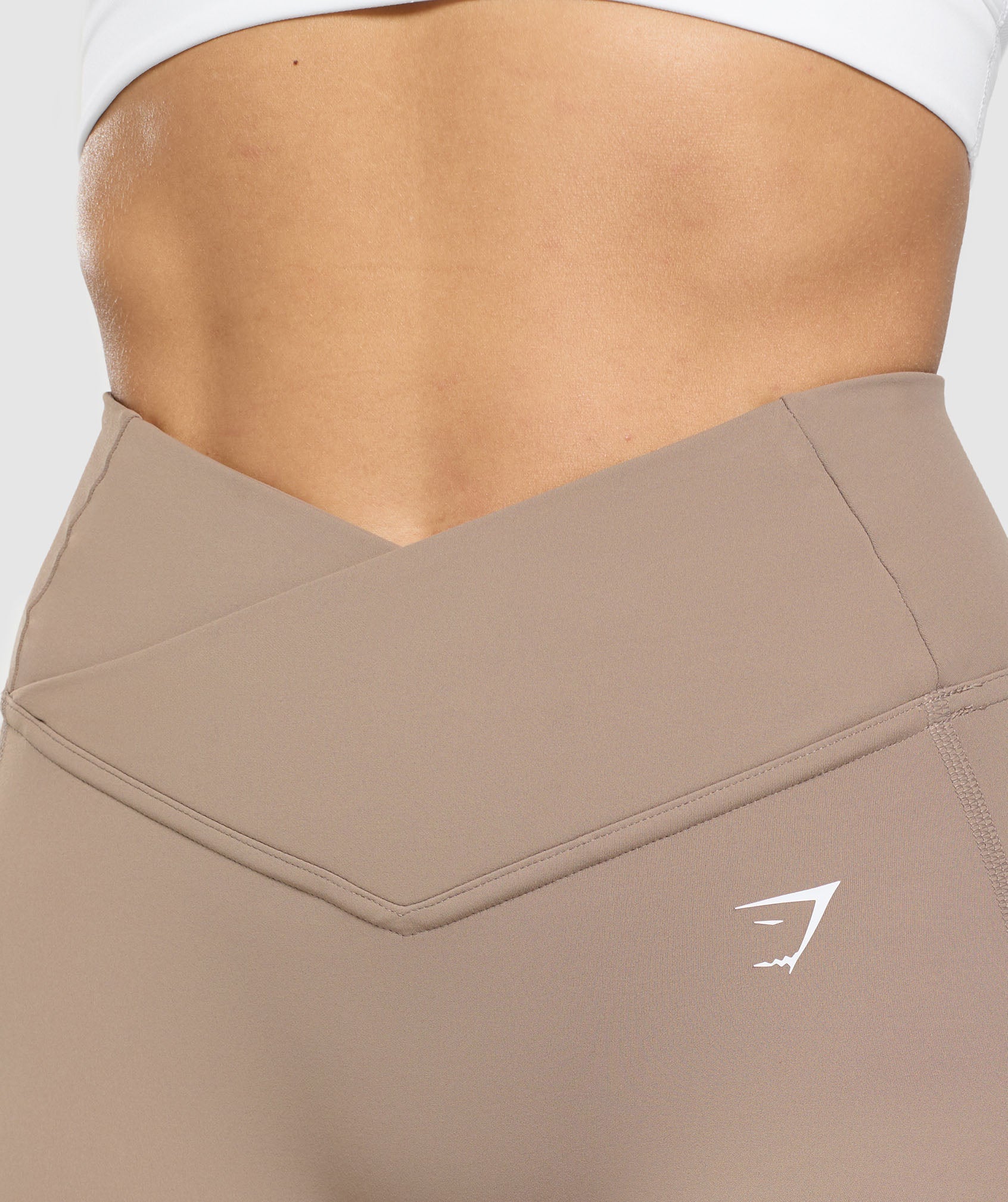 Gymshark Crossover Leggings - Lifestyle Brown