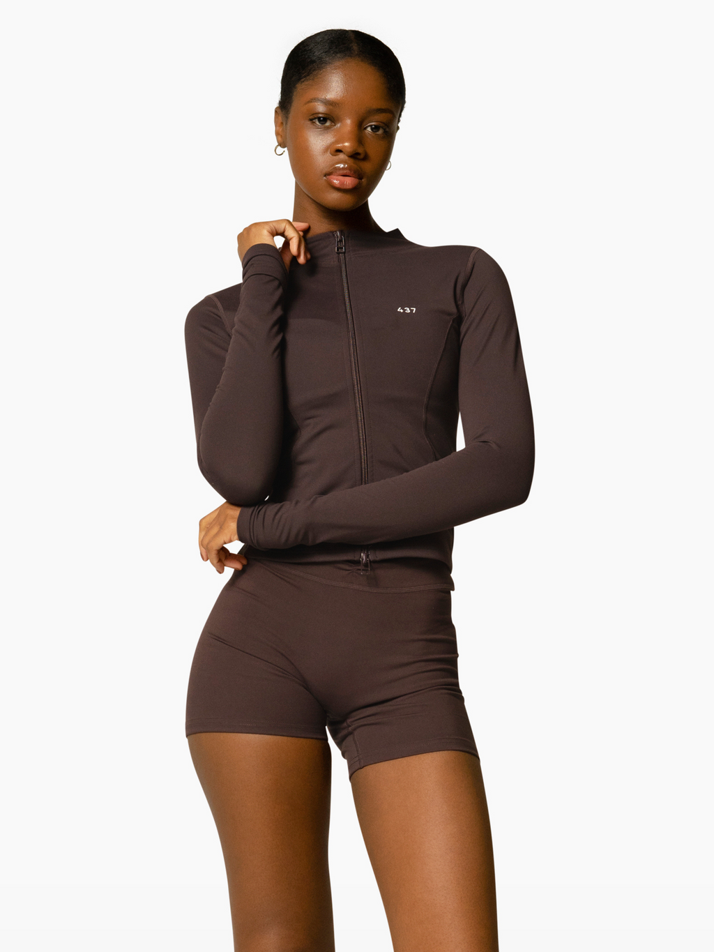 The Curve Jacket / Espresso