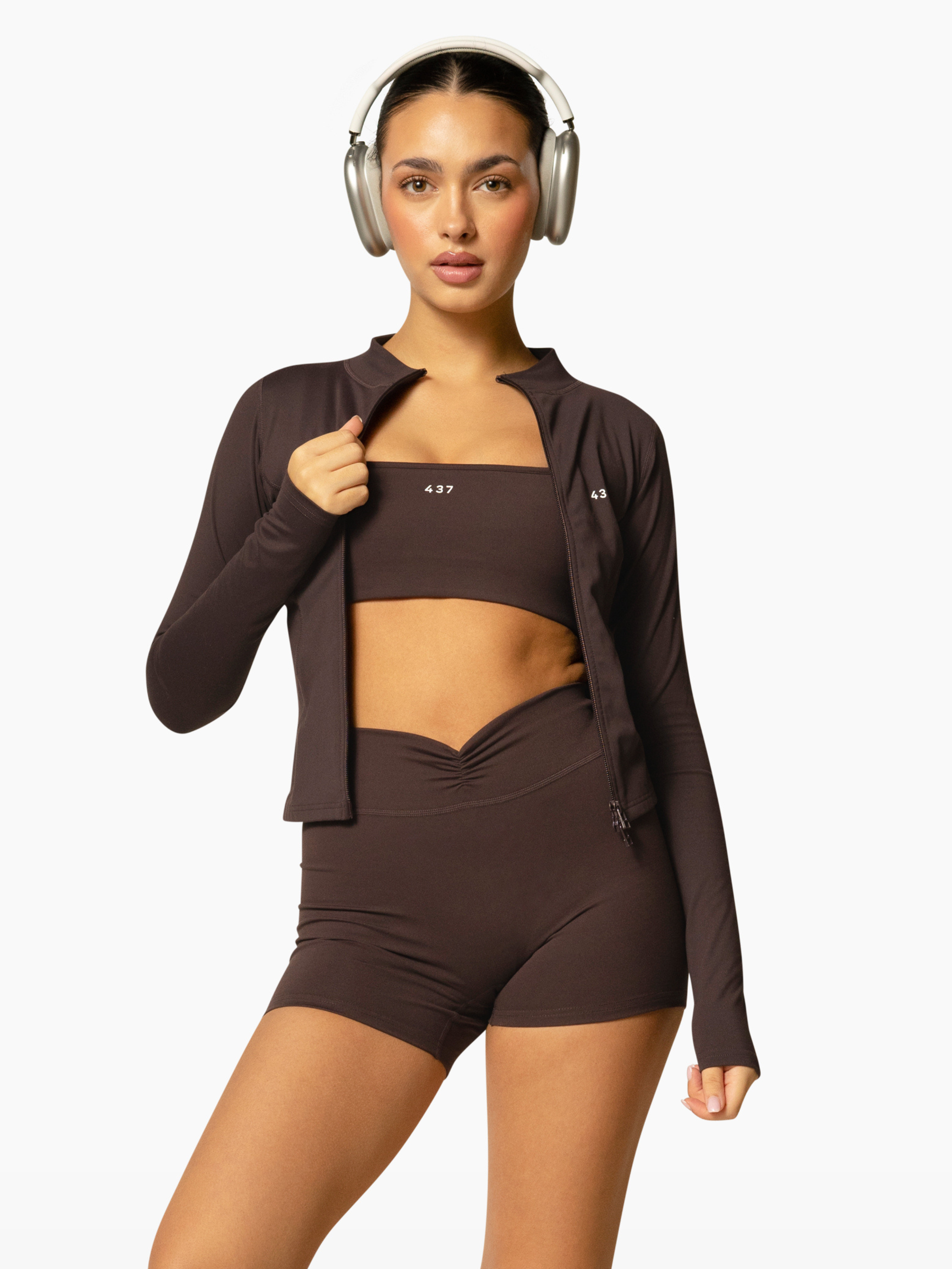 The Curve Jacket / Espresso