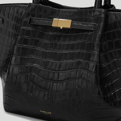 The Midi New York - Black Croc-Effect