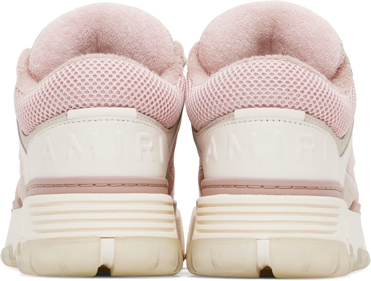 AMIRI White & Pink MA-1 Sneakers