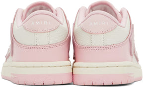 AMIRI Pink & White Skel Top Low Sneakers