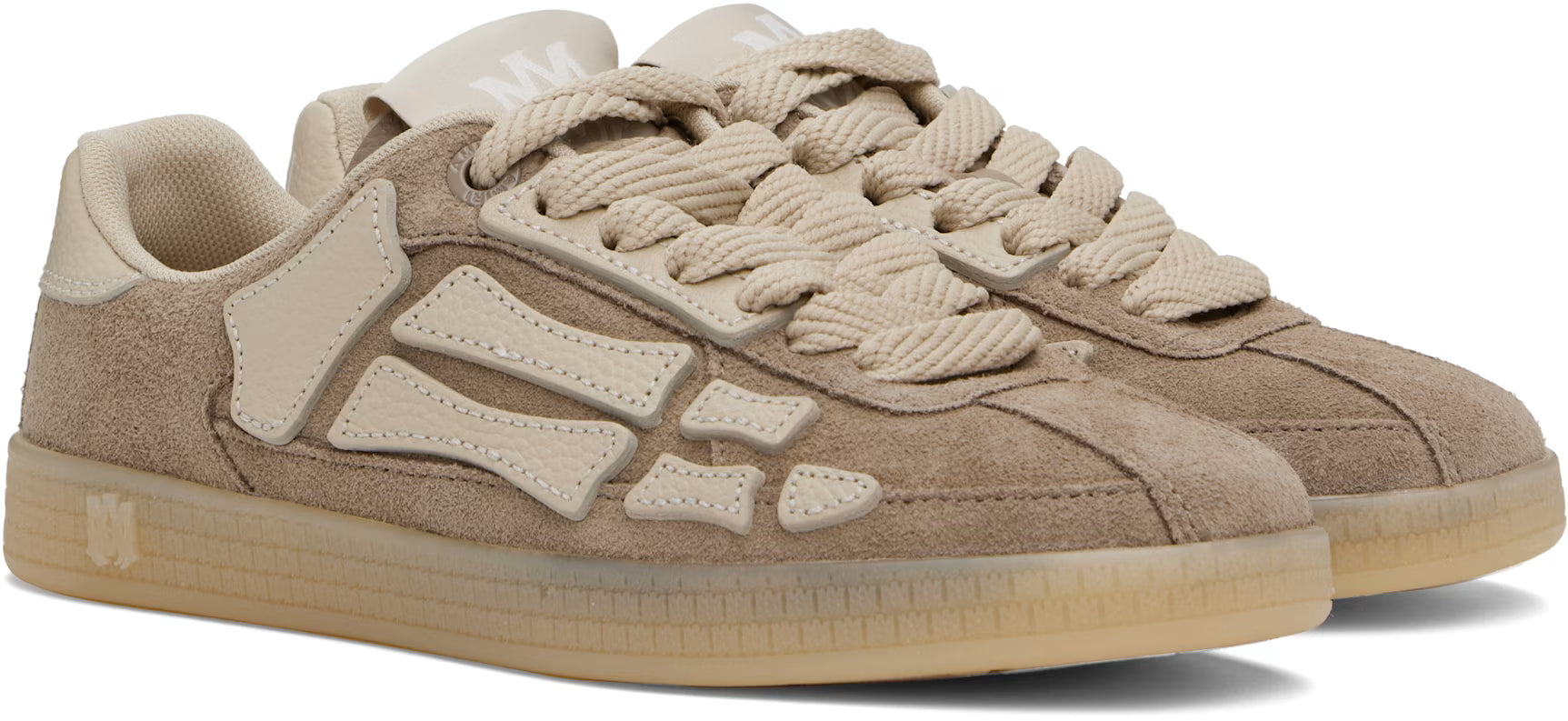 AMIRI Women  Brown Pacific Bones Sneakers