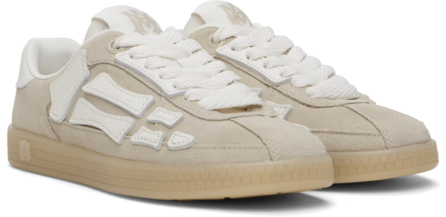 AMIRI Women Beige Pacific Bones Sneakers