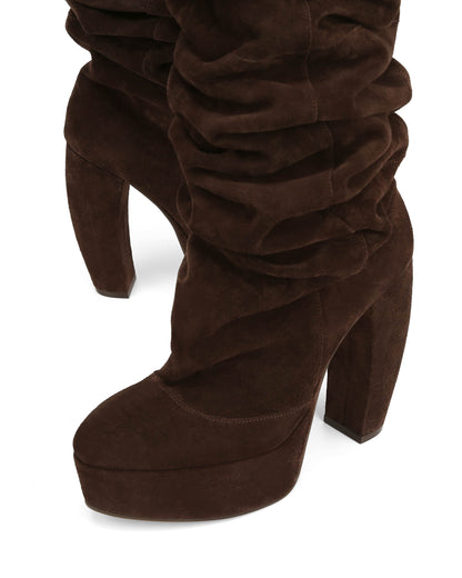 Dallas Brown Suede