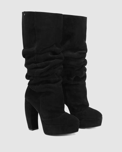 Dallas Black Suede