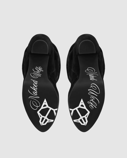 Dallas Black Suede