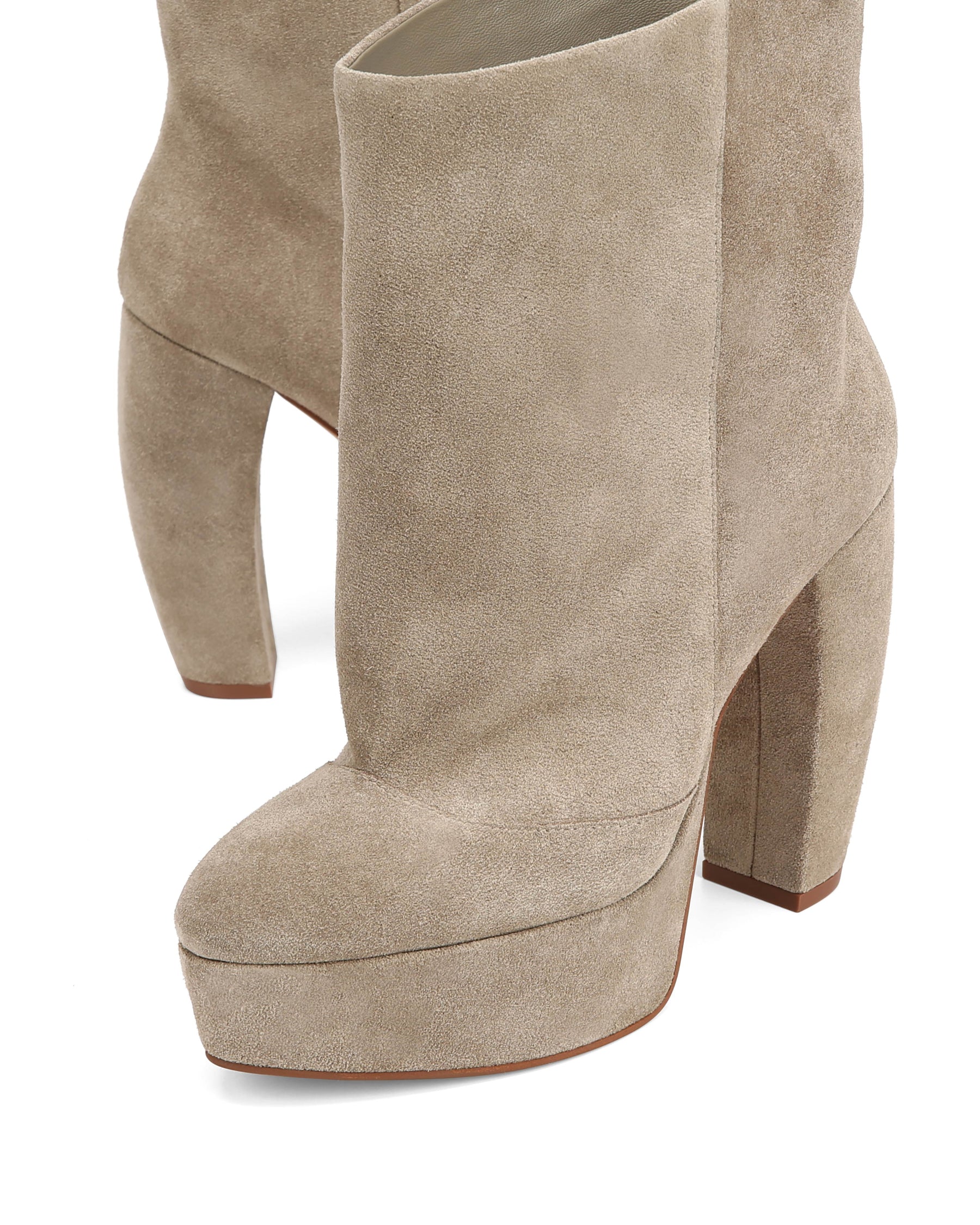 Dancer Stone Suede