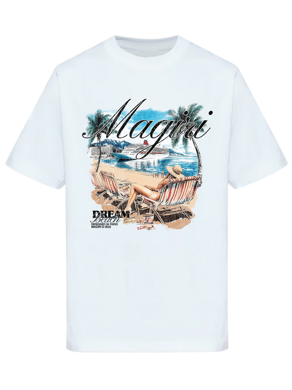 Magiri Dream Beach Printed T-Shirt in White