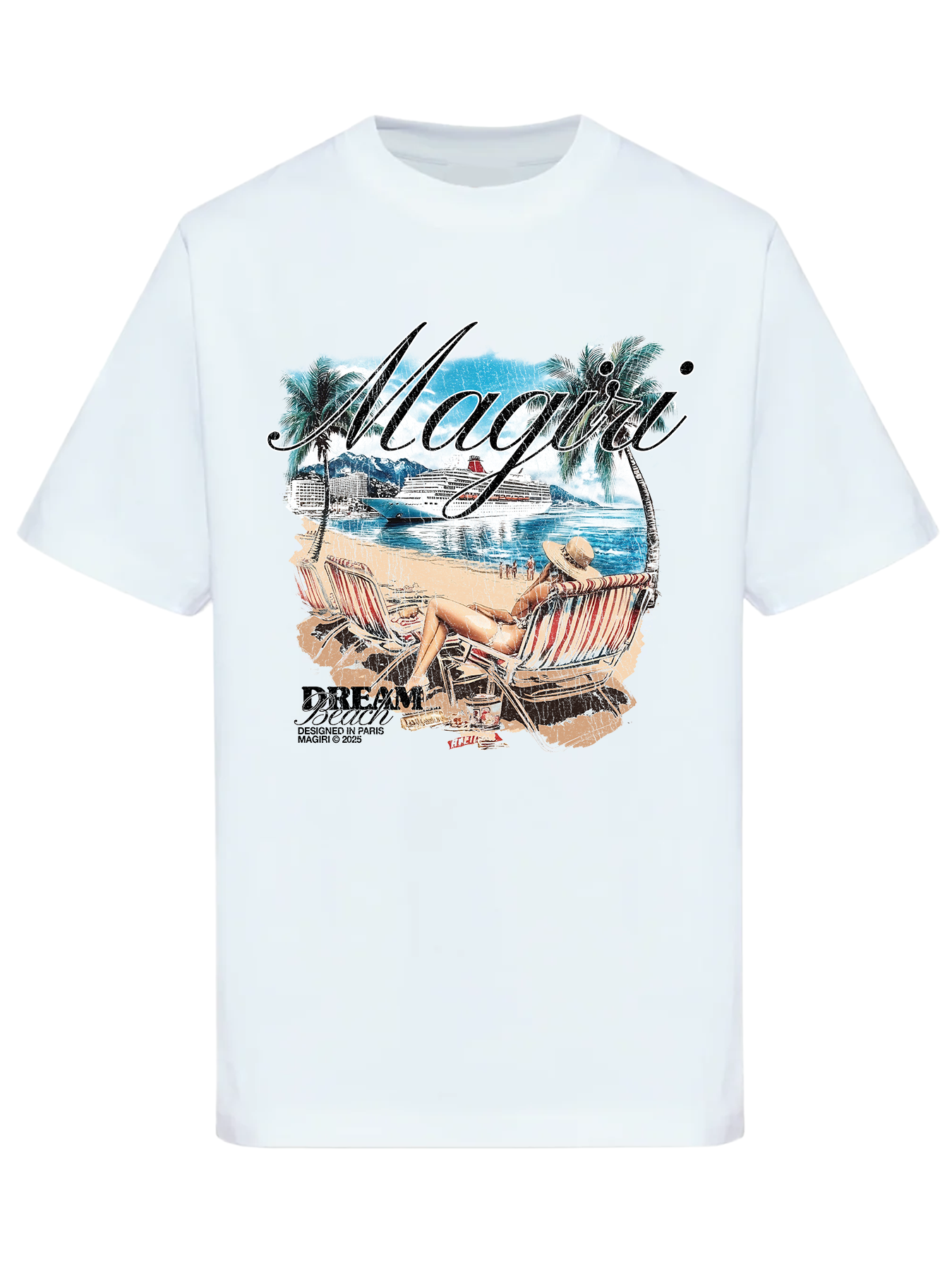 Magiri Dream Beach Printed T-Shirt in White