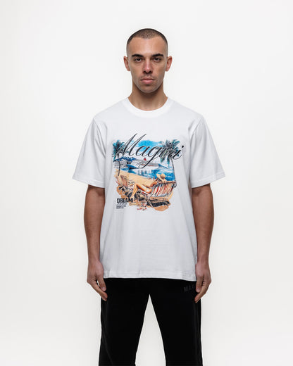 Magiri Dream Beach Printed T-Shirt in White