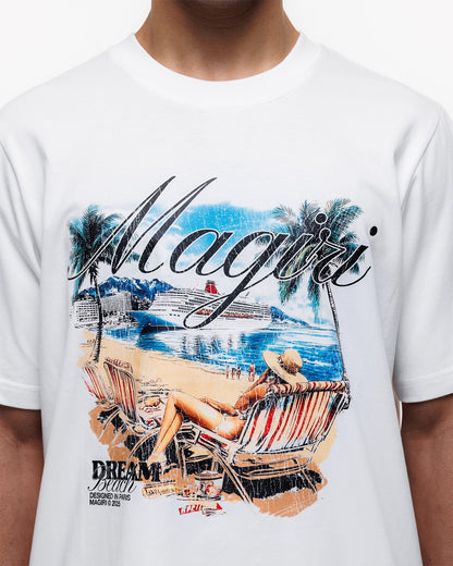 Magiri Dream Beach Printed T-Shirt in White
