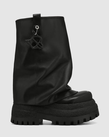Disturb Black Leather