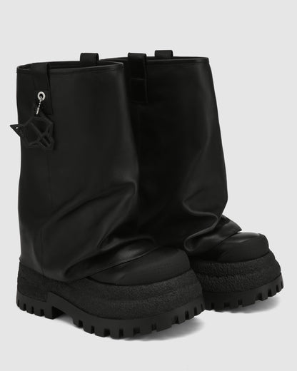 Disturb Black Leather