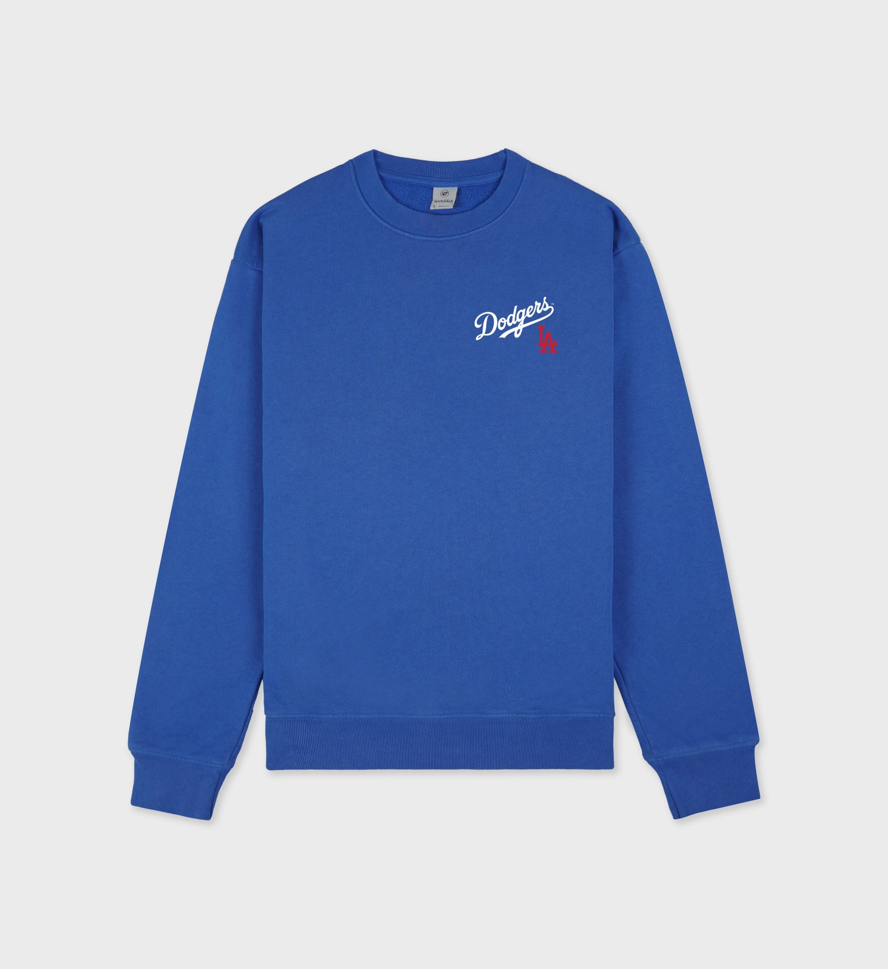 Dodgers Serif Crewneck - Team Blue/White