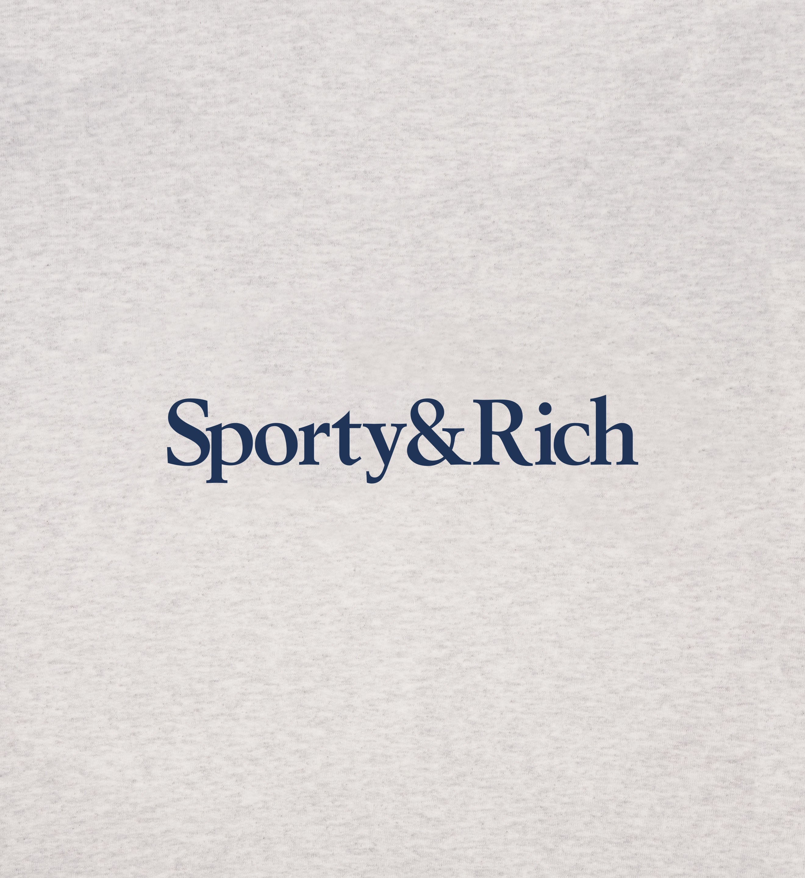 Dodgers Serif Cropped Zip Hoodie - Heather Gray/Navy